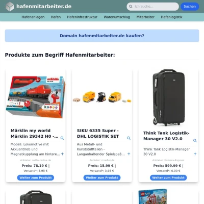 Screenshot hafenmitarbeiter.de