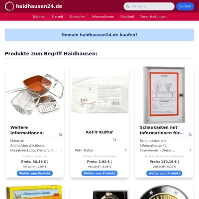 Screenshot haidhausen24.de