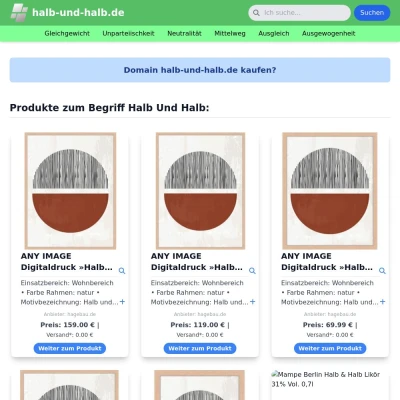 Screenshot halb-und-halb.de