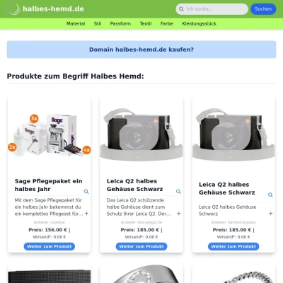 Screenshot halbes-hemd.de
