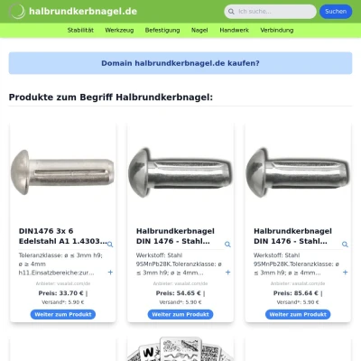 Screenshot halbrundkerbnagel.de