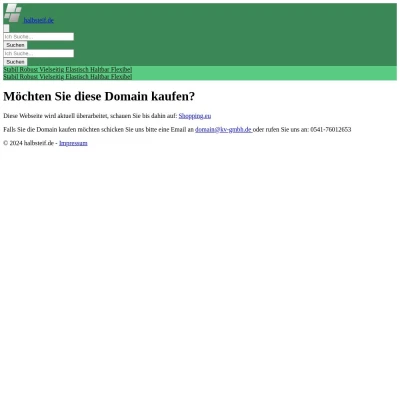 Screenshot halbsteif.de