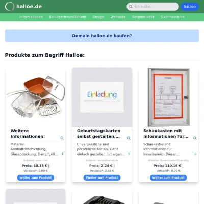 Screenshot halloe.de