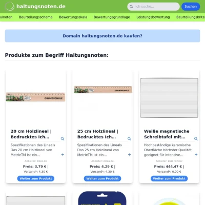 Screenshot haltungsnoten.de