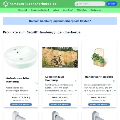 Screenshot hamburg-jugendherberge.de