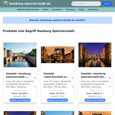 Screenshot hamburg-speicherstadt.de