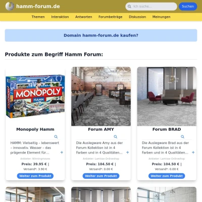Screenshot hamm-forum.de
