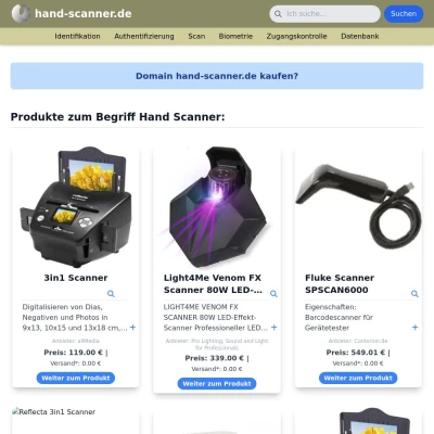 Screenshot hand-scanner.de