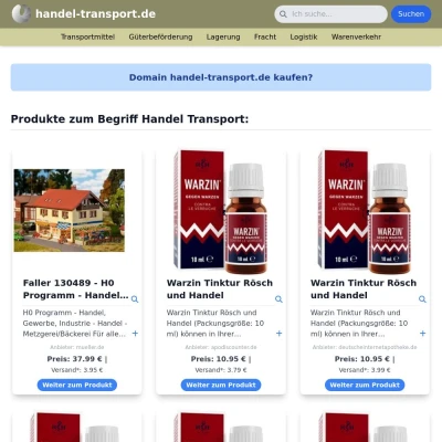 Screenshot handel-transport.de