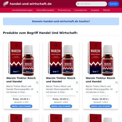 Screenshot handel-und-wirtschaft.de