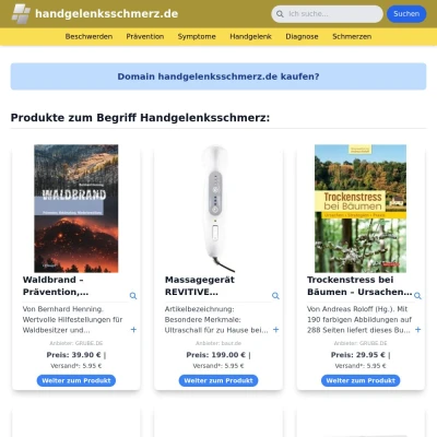 Screenshot handgelenksschmerz.de
