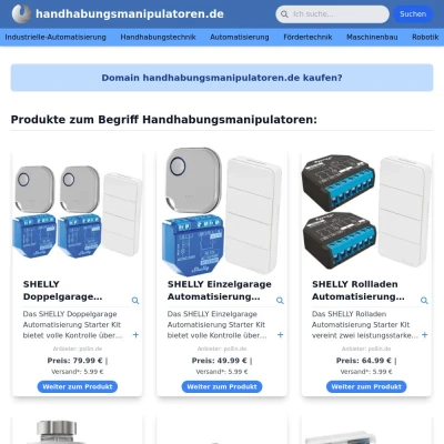 Screenshot handhabungsmanipulatoren.de
