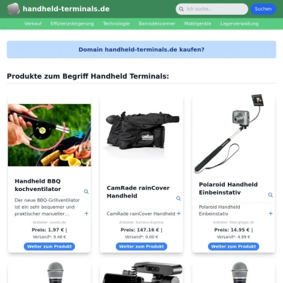 Screenshot handheld-terminals.de