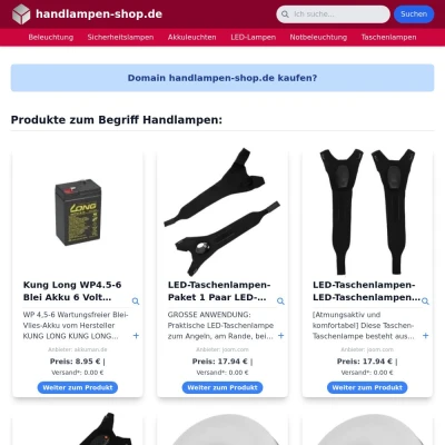 Screenshot handlampen-shop.de