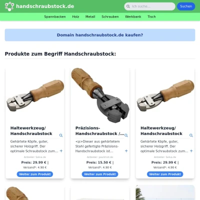 Screenshot handschraubstock.de