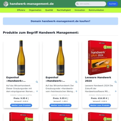 Screenshot handwerk-management.de
