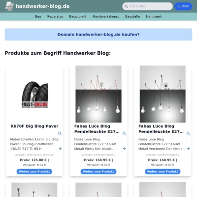 Screenshot handwerker-blog.de