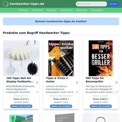 Screenshot handwerker-tipps.de