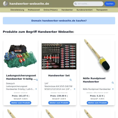 Screenshot handwerker-webseite.de