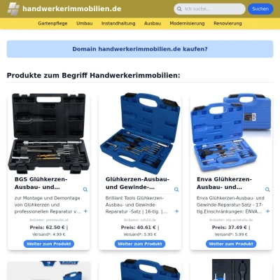 Screenshot handwerkerimmobilien.de