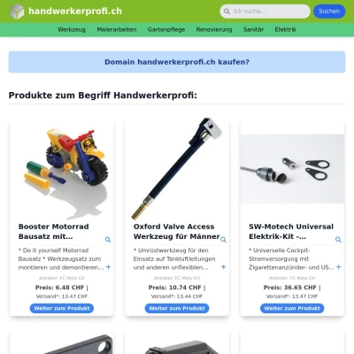 Screenshot handwerkerprofi.ch