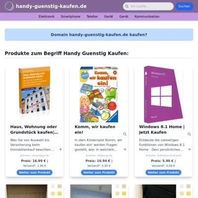 Screenshot handy-guenstig-kaufen.de