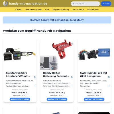 Screenshot handy-mit-navigation.de