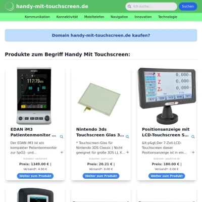 Screenshot handy-mit-touchscreen.de