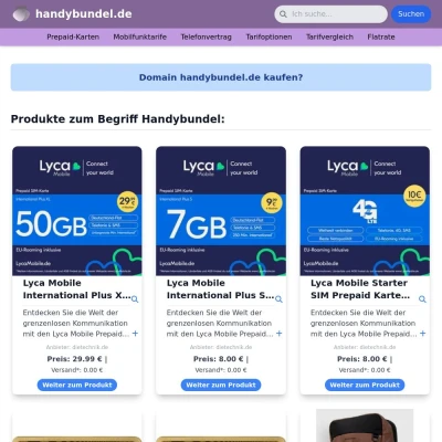 Screenshot handybundel.de