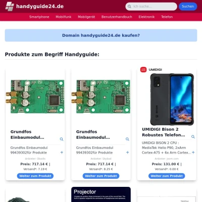 Screenshot handyguide24.de