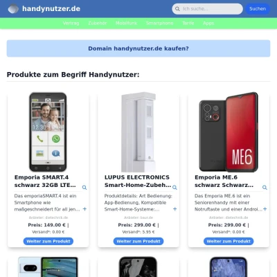 Screenshot handynutzer.de