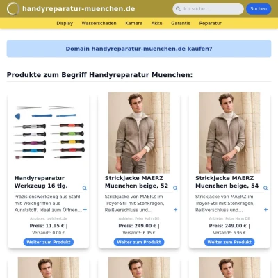 Screenshot handyreparatur-muenchen.de