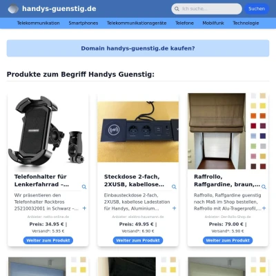 Screenshot handys-guenstig.de