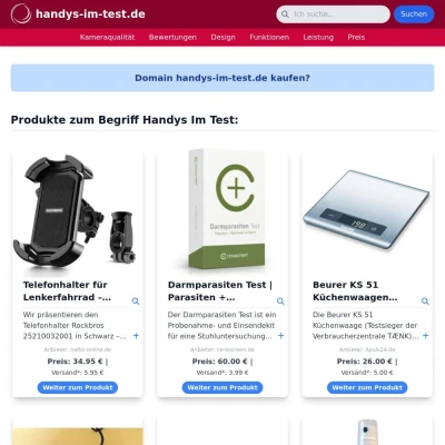 Screenshot handys-im-test.de
