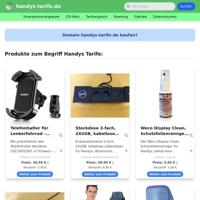 Screenshot handys-tarife.de