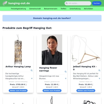 Screenshot hanging-out.de