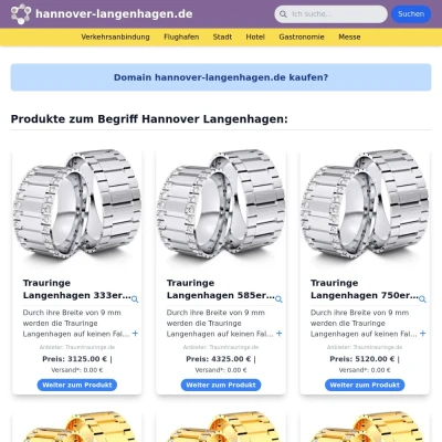 Screenshot hannover-langenhagen.de