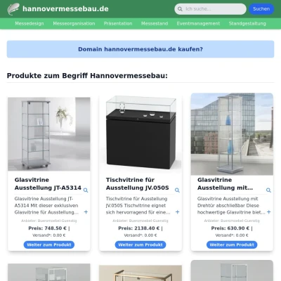 Screenshot hannovermessebau.de