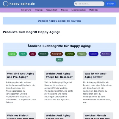 Screenshot happy-aging.de