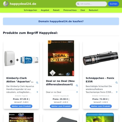 Screenshot happydeal24.de