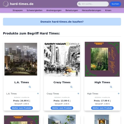 Screenshot hard-times.de