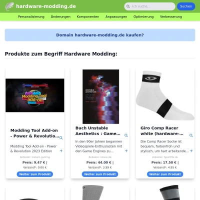 Screenshot hardware-modding.de