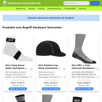 Screenshot hardware-testcenter.de