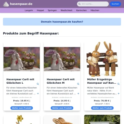 Screenshot hasenpaar.de