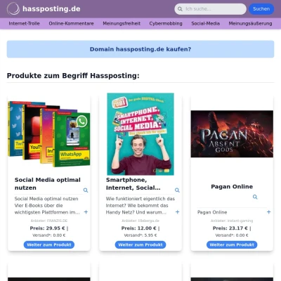 Screenshot hassposting.de