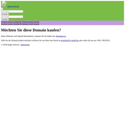 Screenshot haupt-recht.de