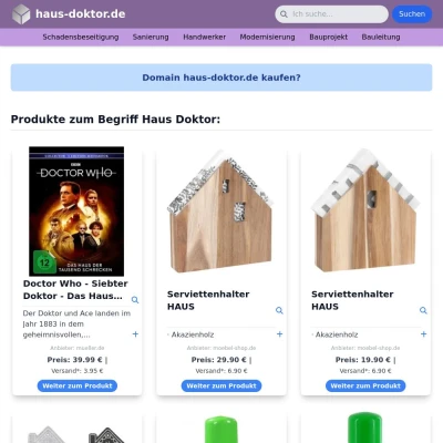 Screenshot haus-doktor.de