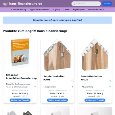 Screenshot haus-finanzierung.eu
