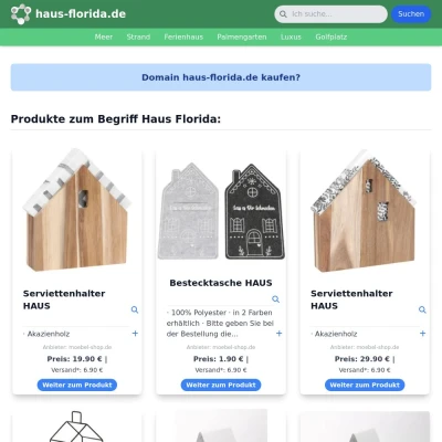 Screenshot haus-florida.de