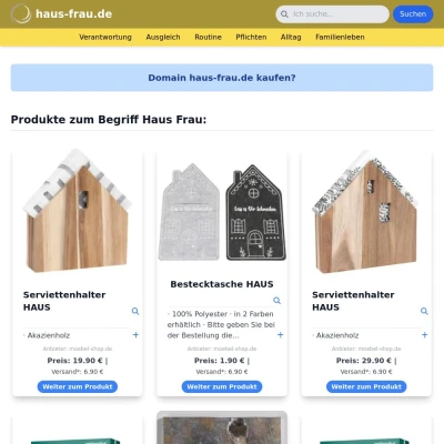 Screenshot haus-frau.de